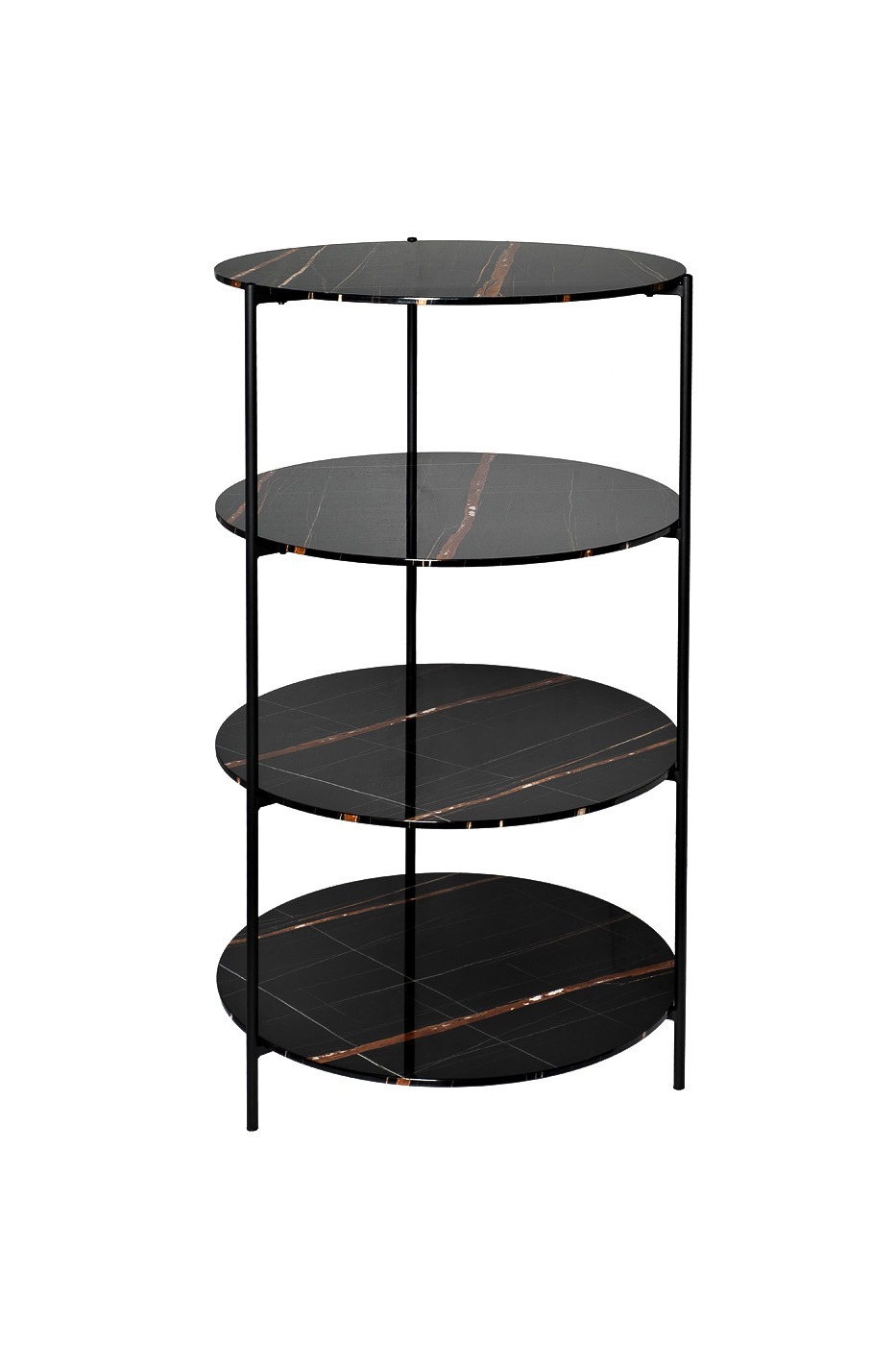 Фото Стеллаж черный d50*124см (TT-00009986) - интернет-магазин МегаТерем в Москве