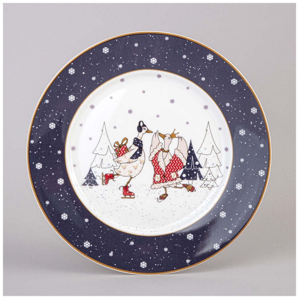 Фото Тарелка обеденная lefard family christmas 25 см (425-117)  - интернет-магазин МегаТерем в Москве