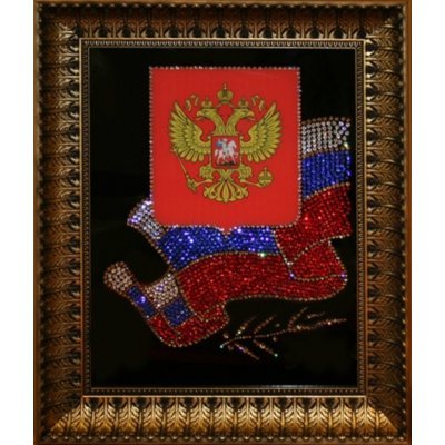 Картина Флаг и Герб РФ с кр...
