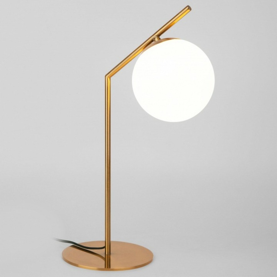 Фото Настольная лампа декоративная Eurosvet Frost 01082/1 латунь EV_a050093 - интернет-магазин МегаТерем в Москве