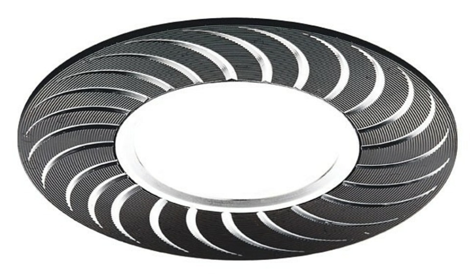 Фото Встраиваемый светильник Ambrella Light Classic A720 A720 BK/AL AMBR_A720_BK_AL - интернет-магазин МегаТерем в Москве