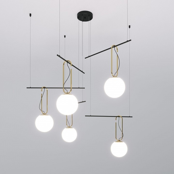 Фото Подвесная люстра Eurosvet Riche 70143/5 черный EV_a060841 - интернет-магазин МегаТерем в Москве