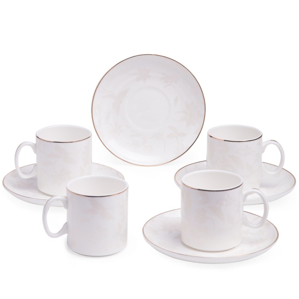 Фото Кофейный набор lefard снежная королева на 4 пер. 8 пр. 120 мл (440-305)  - интернет-магазин МегаТерем в Москве