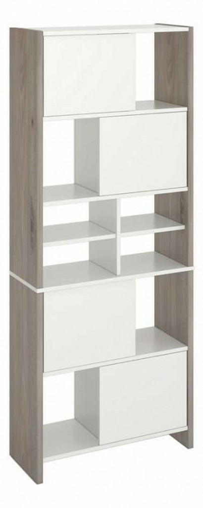 Фото Стеллаж комбинированный Нельсон Lite СТЛ-ЗВХ НБЕ MER_STL-ZVH_NBE - интернет-магазин МегаТерем в Москве