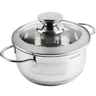 Кастрюля с крышкой 1,4 л из нержавеющей стали MAYER BOCH (30972)