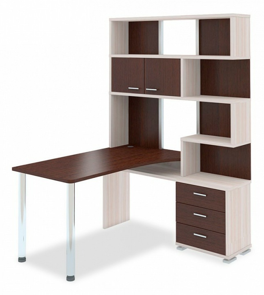 Фото Стол компьютерный Домино СР-420/130 MER_SR-420_130_KVV-PRAV - интернет-магазин МегаТерем в Москве