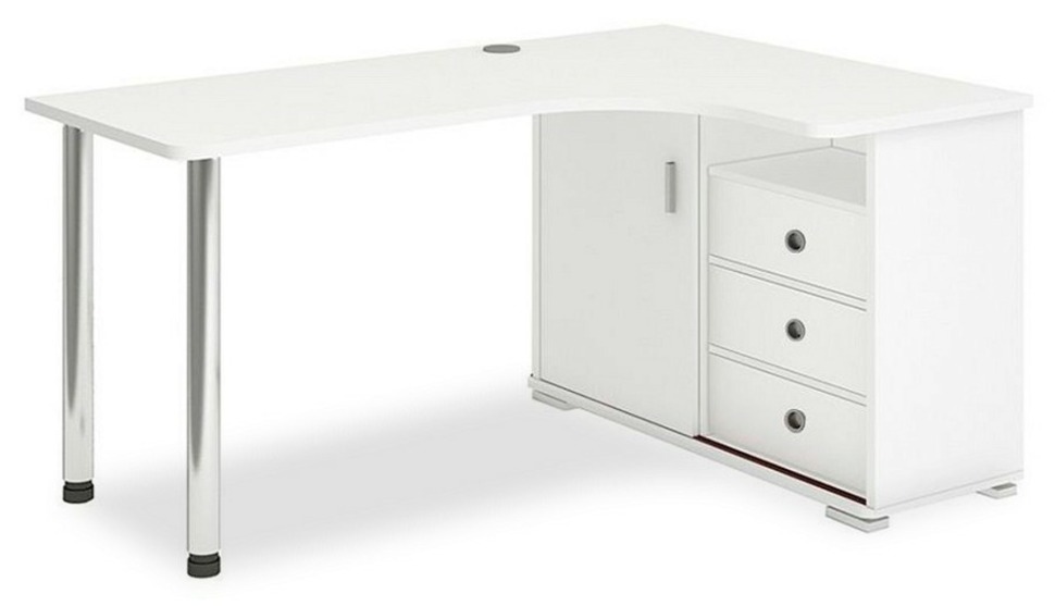 Фото Стол письменный Домино СР-165СМ MER_SR-165SM-BE-PRAV - интернет-магазин МегаТерем в Москве