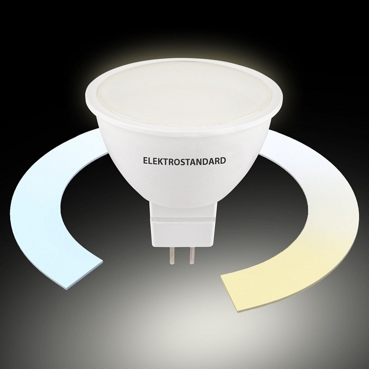 Фото Лампа светодиодная с управлением через Wi-Fi Elektrostandard Умная лампа G5.3 GU5.3 7Вт 3300-6500K BLG5318 ELK_a071007 - интернет-магазин МегаТерем в Москве