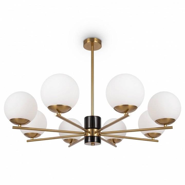 Фото Люстра на штанге Freya Marble FR5230PL-08BS MY_FR5230PL-08BS - интернет-магазин МегаТерем в Москве