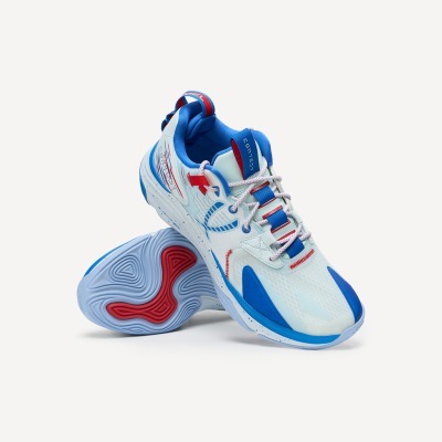 Кроссовки баскетбольные JÖGEL Contest, голубой/красный (2131660)