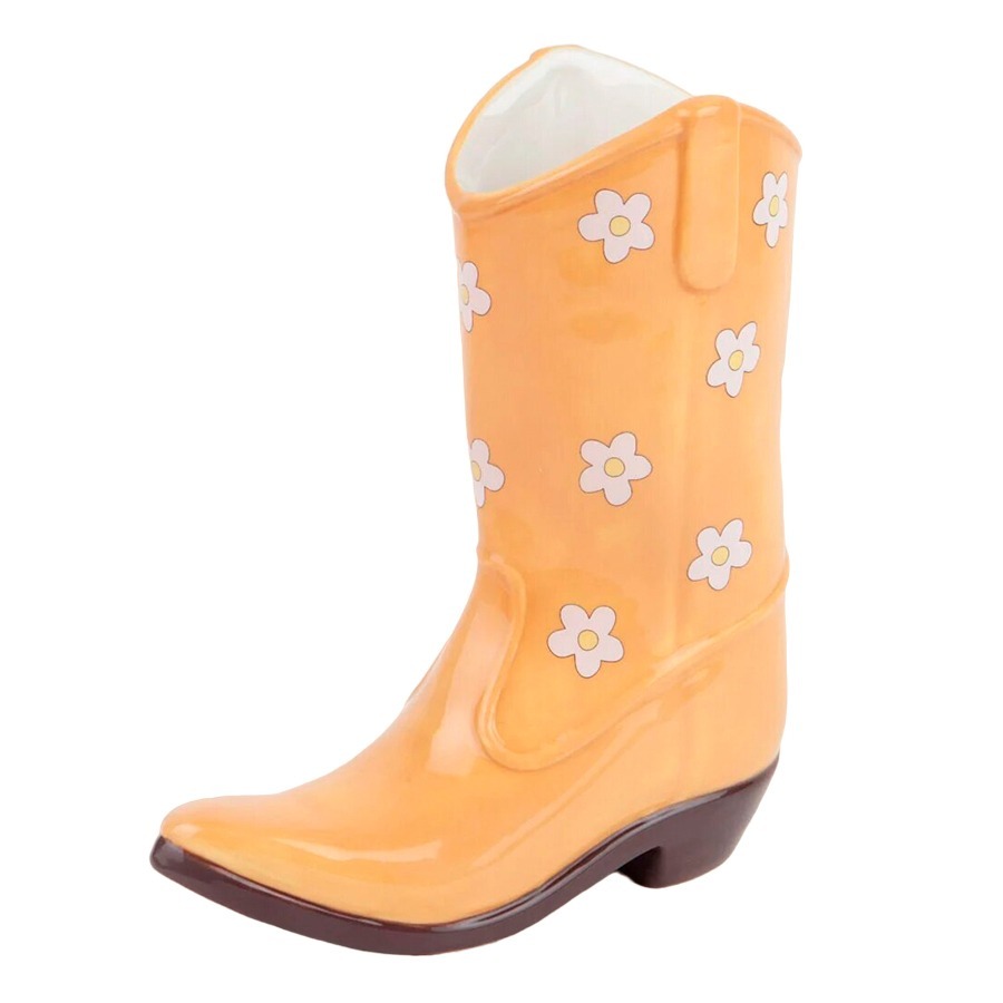 Фото Ваза для цветов rodeo, 22,5 см, желтая (77307) - интернет-магазин МегаТерем в Москве