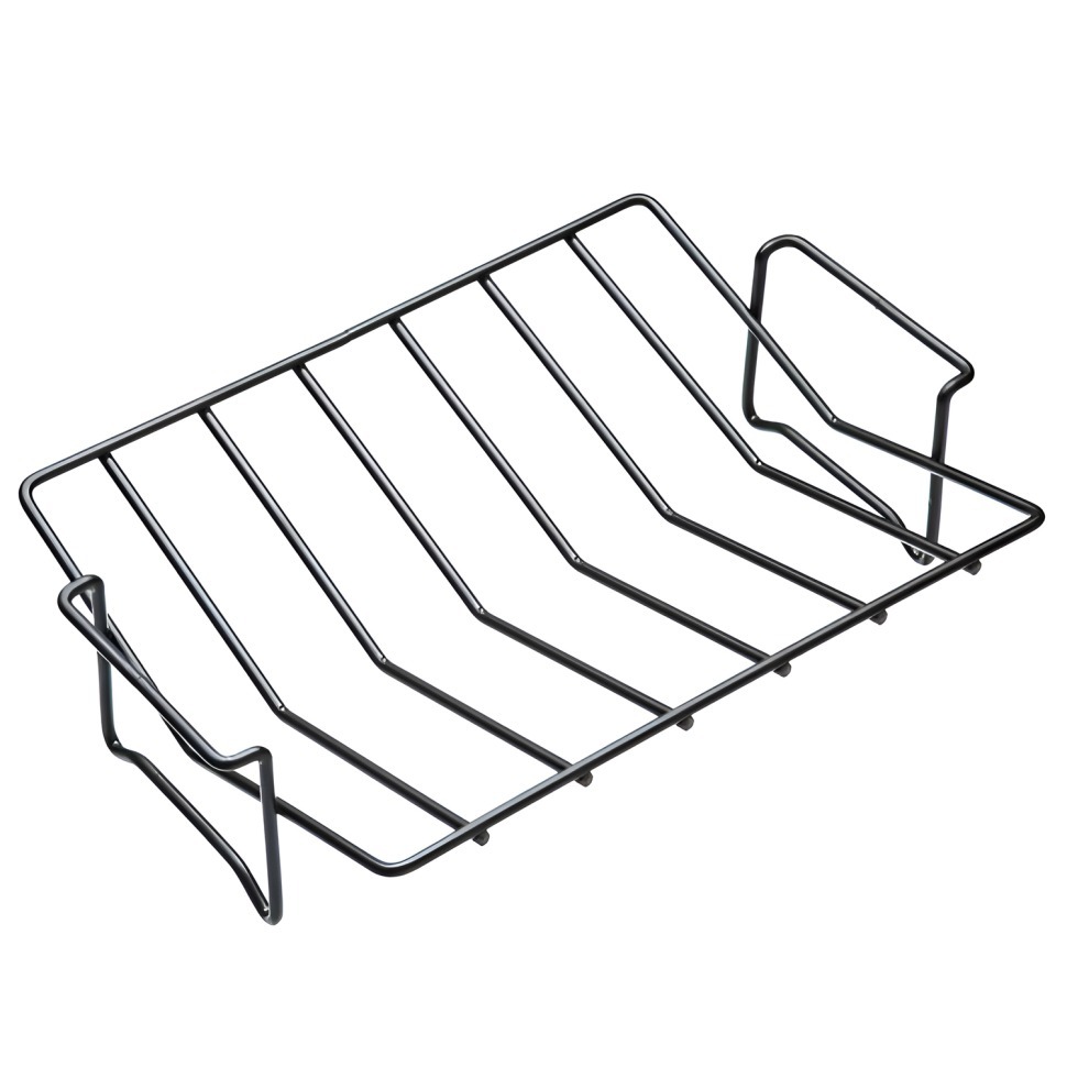 Решетчатая жаровня с антипригарным покрытием, KC 30X21X7см нерж/сталь KCRACKNS Фото Решетчатая жаровня с антипригарным покрытием, KC 30X21X7см нерж/сталь KCRACKNS - интернет-магазин МегаТерем в Москве