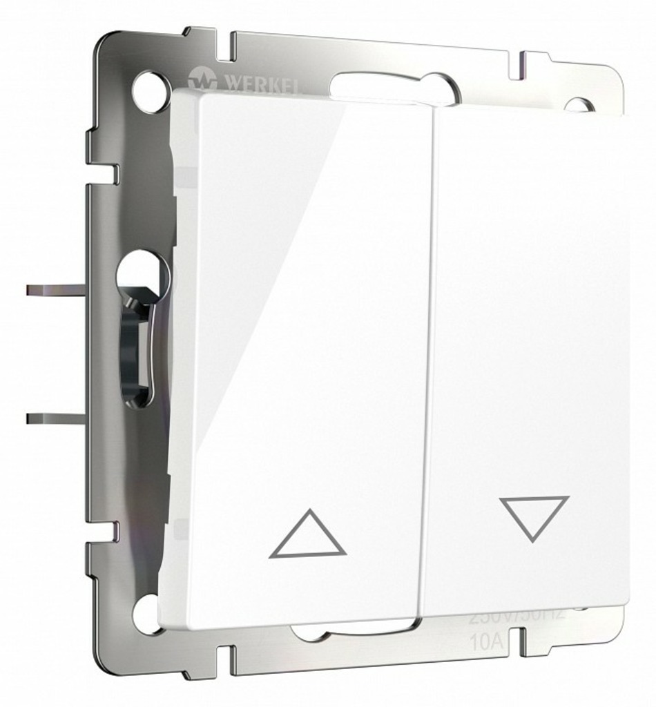 Фото Выключатель для жалюзи Werkel белый W1124501 WRK_a051132 - интернет-магазин МегаТерем в Москве