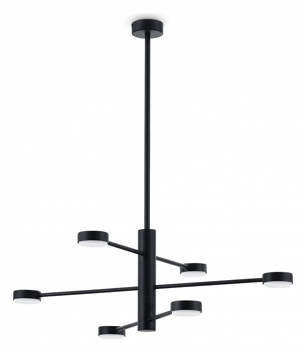 Фото Люстра на штанге Freya Tactic FR5363CL-06B MY_FR5363CL-06B - интернет-магазин МегаТерем в Москве