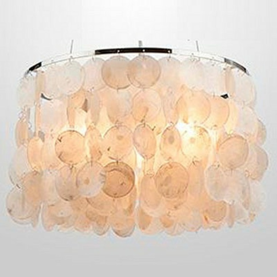 Фото Подвесная люстра Eurosvet Sandra 60005/3 хром/перламутр EV_72982 - интернет-магазин МегаТерем в Москве