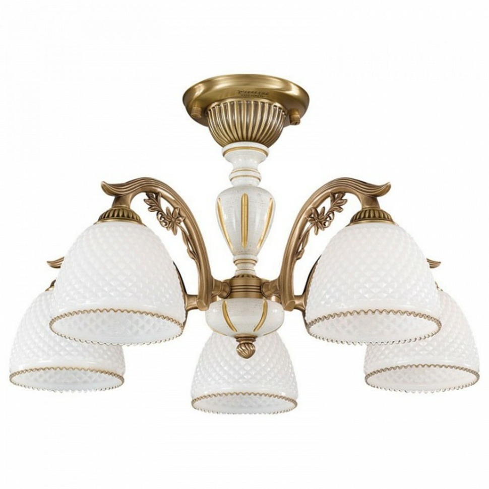 Фото Люстра на штанге Reccagni Angelo 8606 PL 8626/5 RA_PL_8626_5 - интернет-магазин МегаТерем в Москве