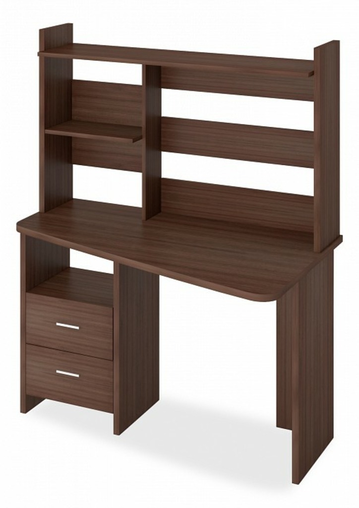 Фото Стол компьютерный Домино Лайт СКЛ-Трап120+НКЛ-120 MER_SKL-Trap120-NKL-120_SH_PRAV - интернет-магазин МегаТерем в Москве