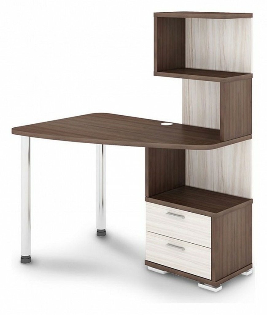 Фото Стол компьютерный СКМ-60 MER_SKM-60_SHK-LEV - интернет-магазин МегаТерем в Москве