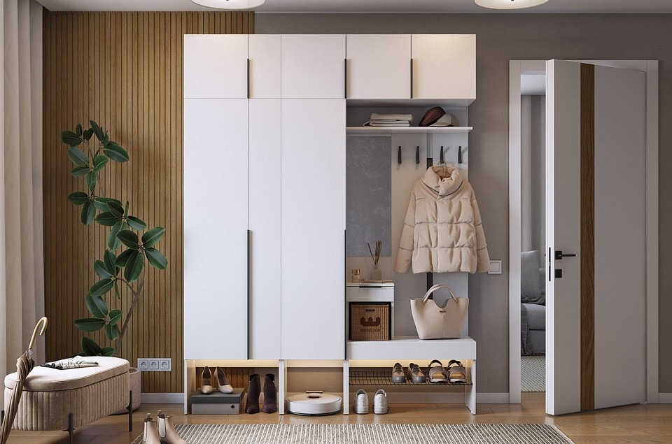 Фото Стенка для прихожей Баско К9 MBS_PK09Basko-2552 - интернет-магазин МегаТерем в Москве