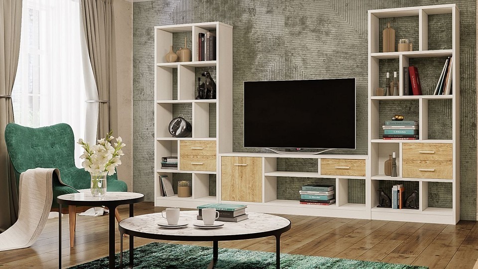 Фото Набор для гостиной Виктория KOM_Victoriya_system_4 - интернет-магазин МегаТерем в Москве