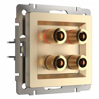 Розетка акустическая без рамки Werkel шампань W1185011 WRK_a050862