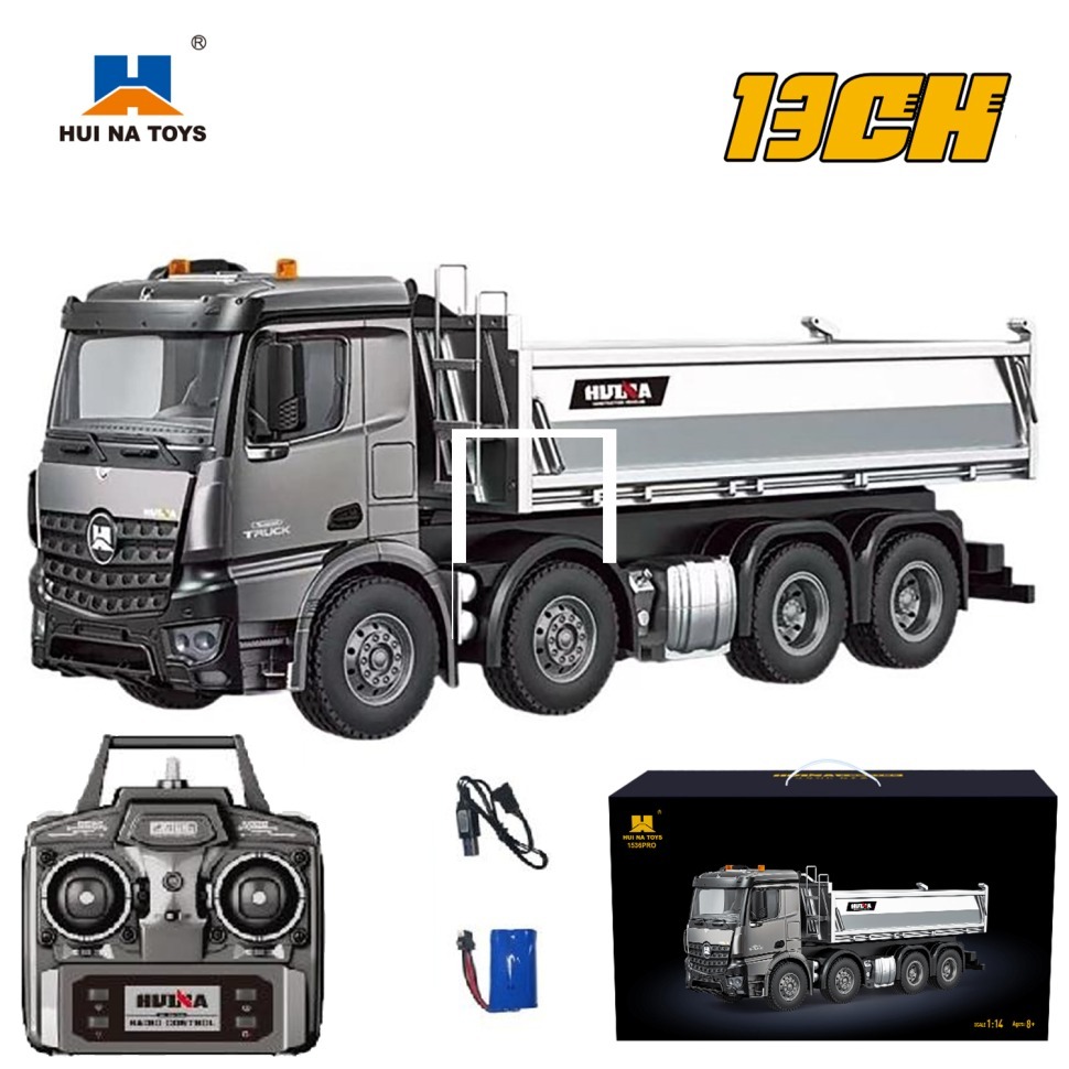 Фото Радиоуправляемый самосвал 8х8 HUINA 13CH 1:14 (HN1536PRO) - интернет-магазин МегаТерем в Москве