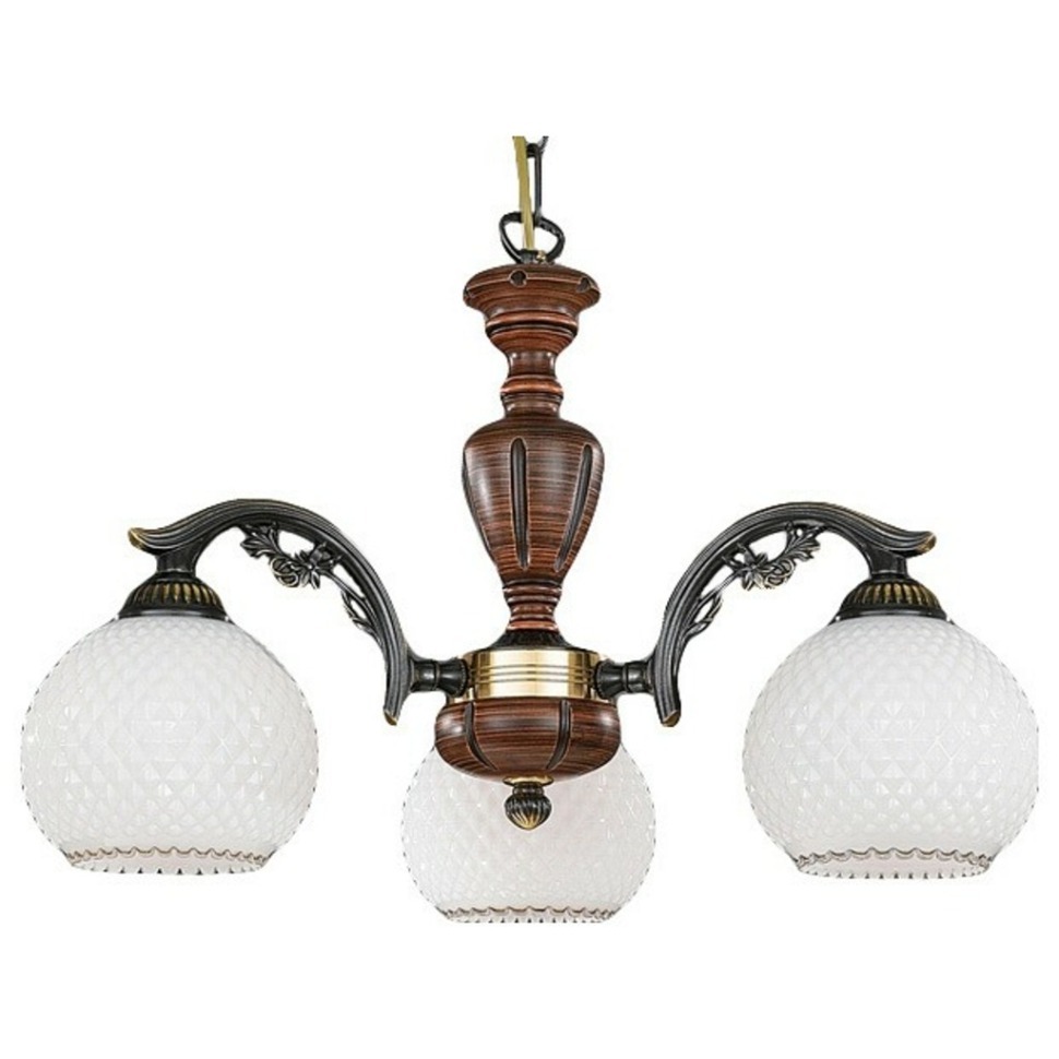 Фото Подвесная люстра Reccagni Angelo 8610 L 8610/3 RA_L_8610_3 - интернет-магазин МегаТерем в Москве