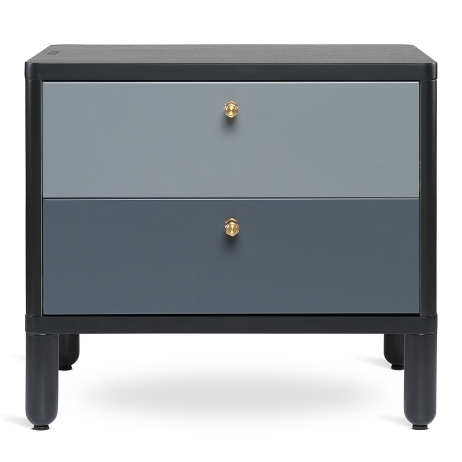 Фото Тумба прикроватная saga, hordur, 55х40х50 см, черная (73874) - интернет-магазин МегаТерем в Москве