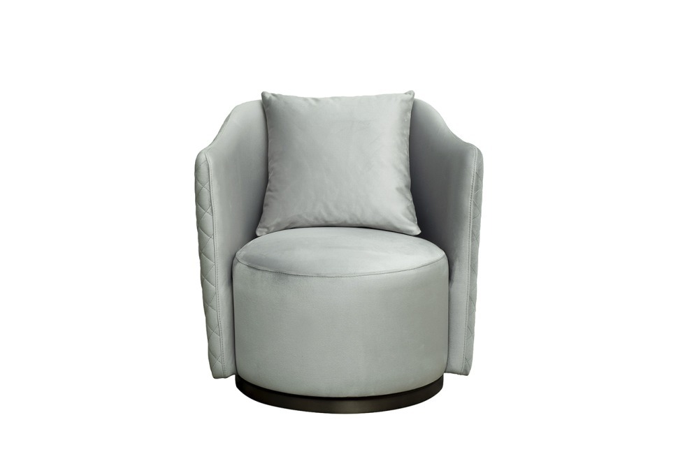 Фото Кресло Verona вращающееся, велюр мятный Colt025-MINT/бронза 70*77*80см (TT-00016266) - интернет-магазин МегаТерем в Москве