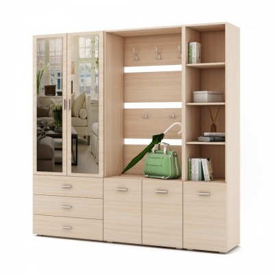 Стенка для прихожей Мартин-3 MAS_PRM-3-DM