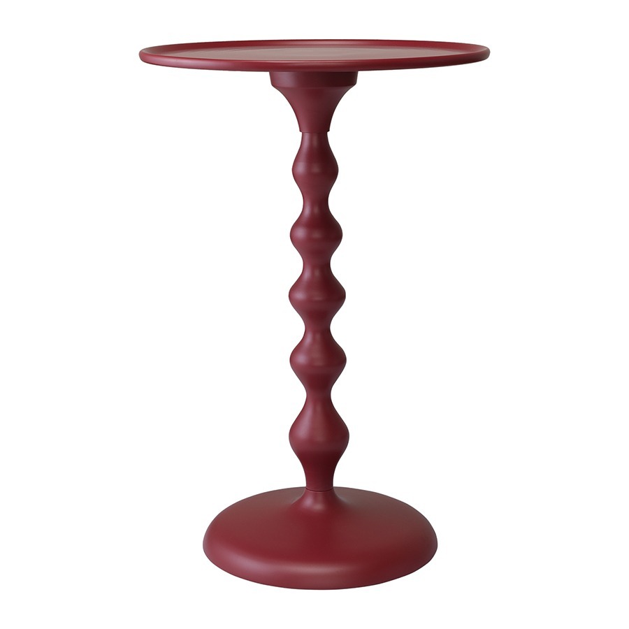 Фото Столик приставной fluid, D38 см, жженый оранжевый (78647) - интернет-магазин МегаТерем в Москве