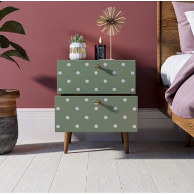 Тумбочка Berber с двумя ящи...