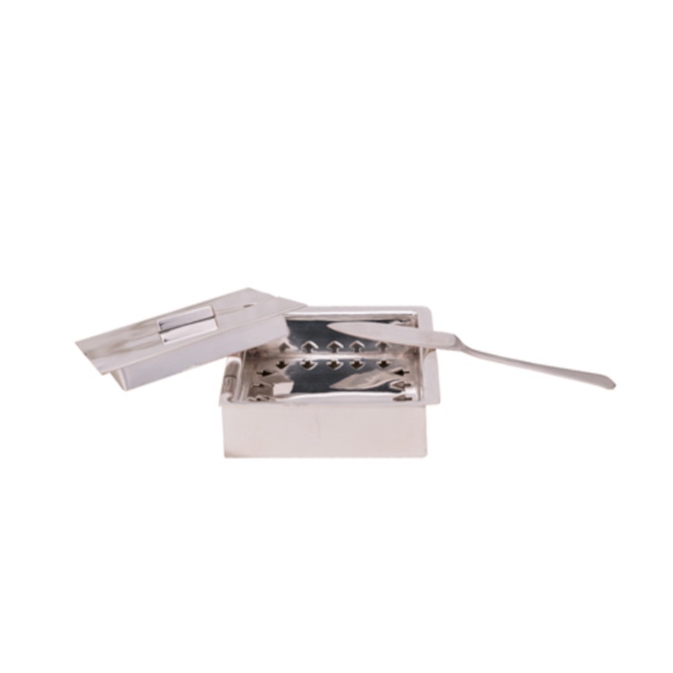 Фото Масленка PI5197/Silver, никель, посеребрение, silver, ROOMERS TABLEWARE - интернет-магазин МегаТерем в Москве