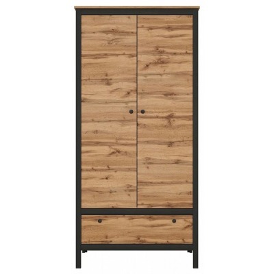 Шкаф платяной Лофт SZF2D1S BRW_UT-70006275