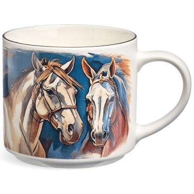 Кружка lefard horse золото ...