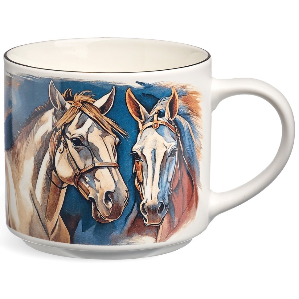 Фото Кружка lefard horse золото 500мл (260-1058)  - интернет-магазин МегаТерем в Москве