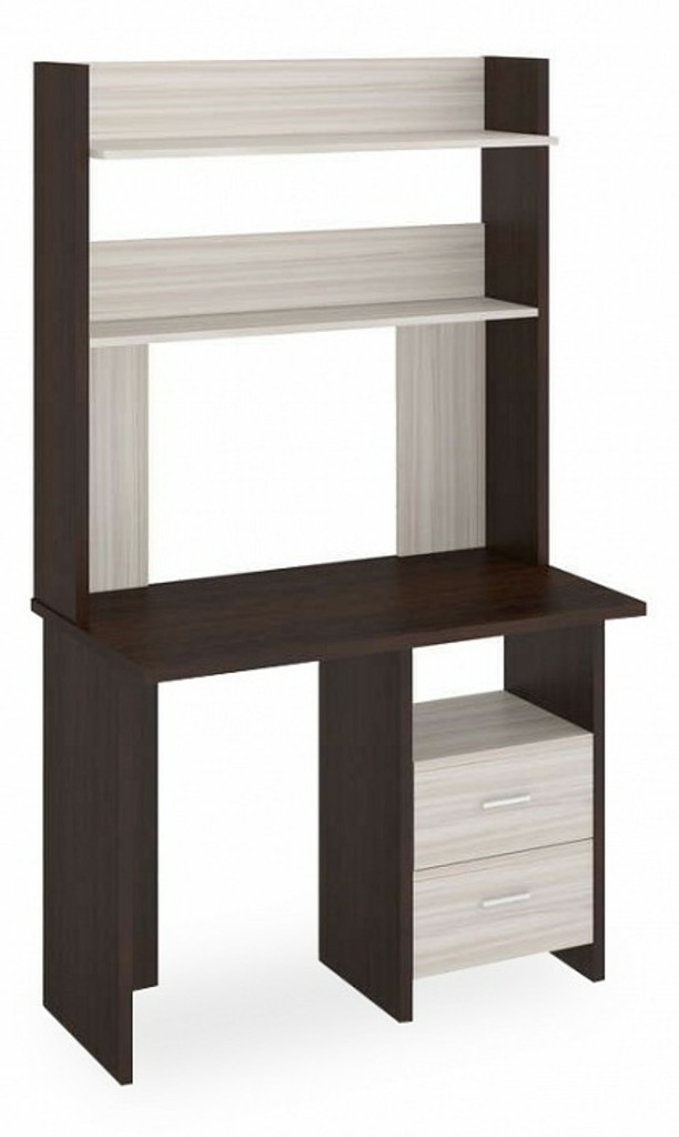 Фото Стол компьютерный Домино Lite СКЛ-Прям100+НКЛХ-100 ВК MER_SKL-Pryam100-NKLH-100_VK - интернет-магазин МегаТерем в Москве