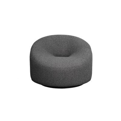 Кресло поворотное LUNA букле серый Flona SER 98*90*69см (TT-00011114)