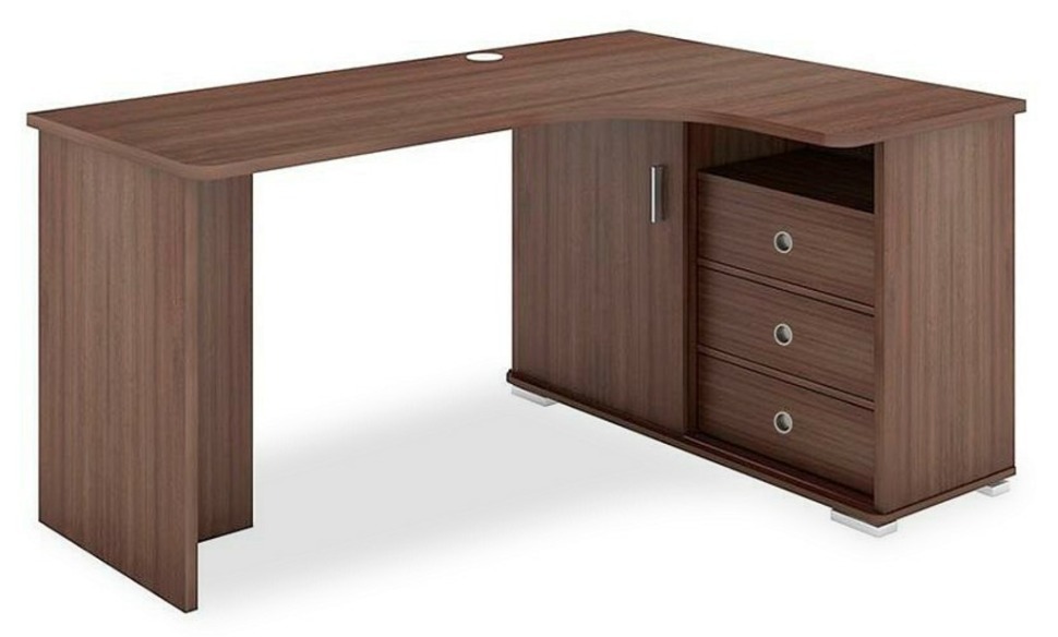 Фото Стол письменный Домино СР-145С MER_SR-145S-SH-CH-PRAV-NOVYJ - интернет-магазин МегаТерем в Москве