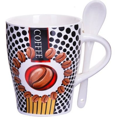 Кружка с ложкой LORAINE (28...