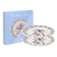 Набор тарелок parrot из коллекции birds of paradise в подарочной упаковке, D21 см, 2 шт. (77599)