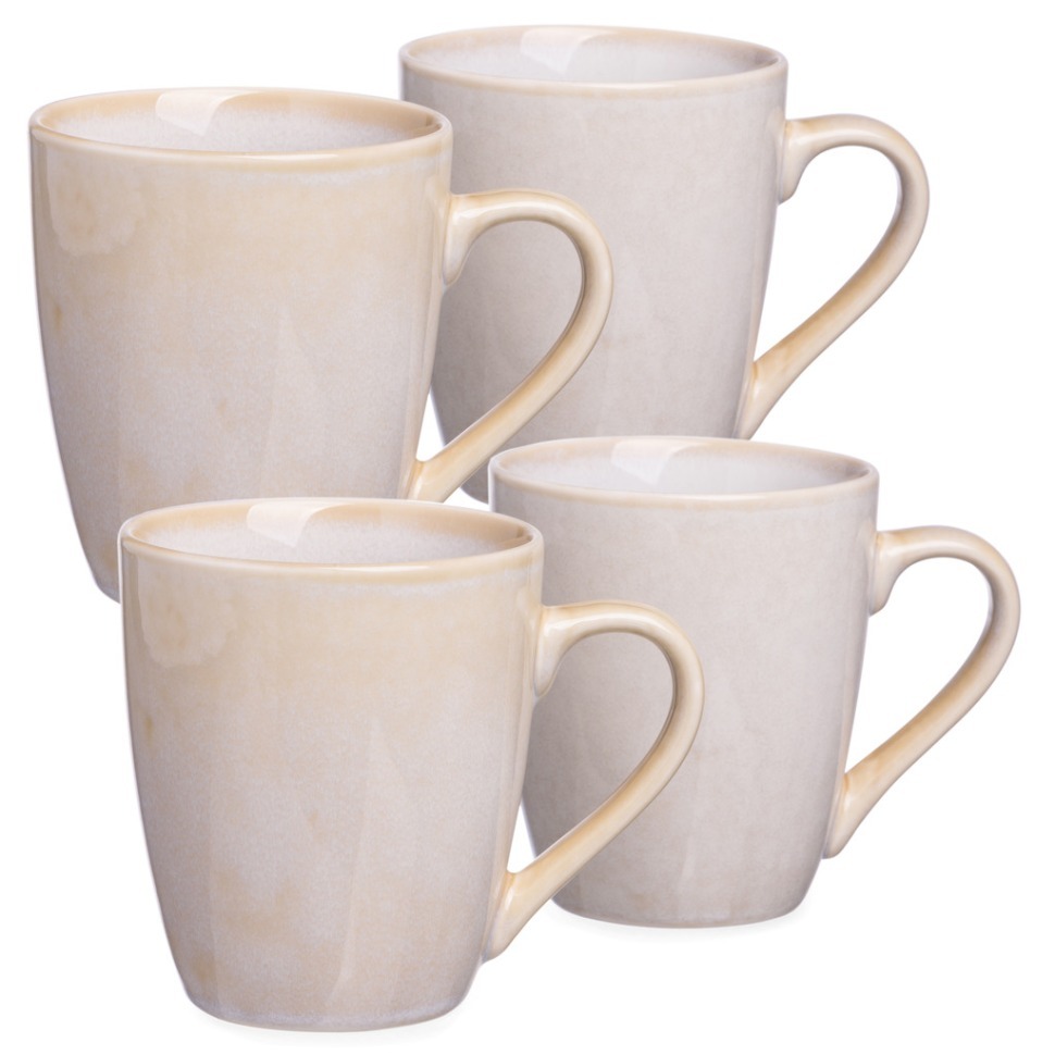 Фото Набор кружек bronco concept 4 шт. 355 мл бежевый (576-1017)  - интернет-магазин МегаТерем в Москве