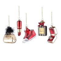 Набор ёлочных украшений vogue из коллекции new year essential, 5 шт. (79398)