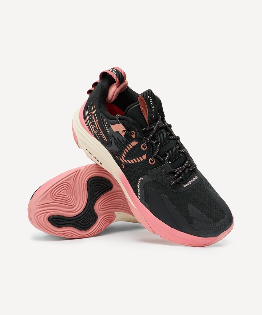 Фото Кроссовки баскетбольные JÖGEL Contest, черный/розовый (2131585) - интернет-магазин МегаТерем в Москве