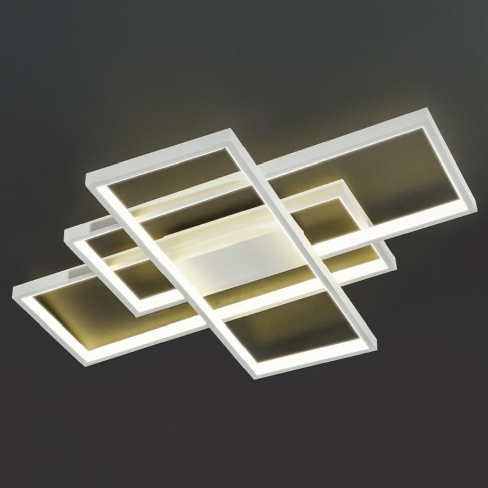 Фото Потолочная люстра Eurosvet Direct 90177/3 белый EV_a045420 - интернет-магазин МегаТерем в Москве