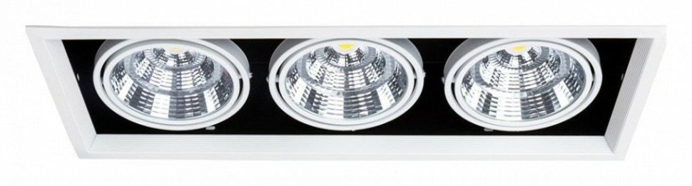 Фото Встраиваемый светильник Arte Lamp Merga A8450PL-3WH AR_A8450PL-3WH - интернет-магазин МегаТерем в Москве