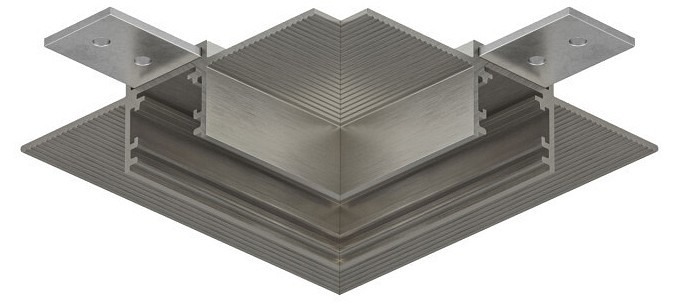 Фото Соединитель угловой L-образный для треков встраиваемых Denkirs SHINE HIDE TR5705-DN DK_TR5705-DN - интернет-магазин МегаТерем в Москве