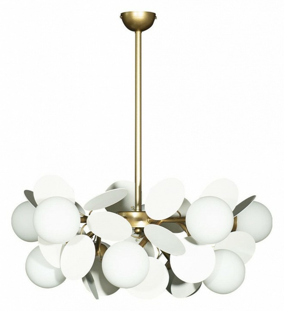 Фото Люстра на штанге Loft it Matisse 10008/10 white LF_10008_10_white - интернет-магазин МегаТерем в Москве