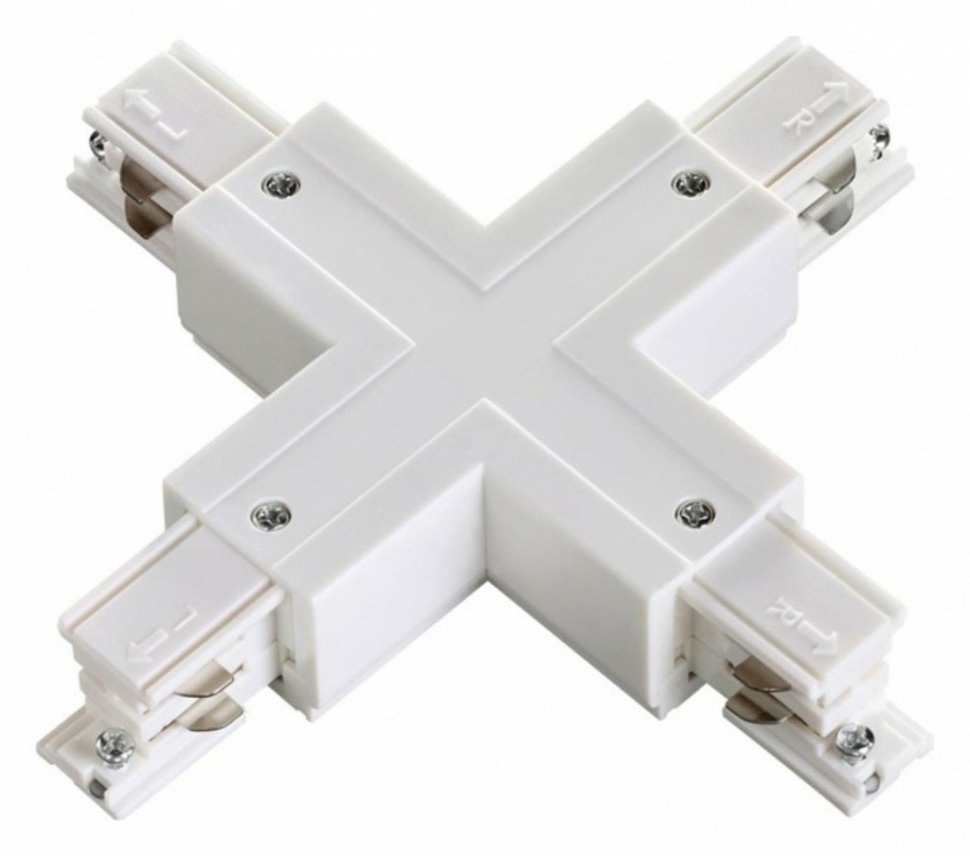 Фото Соединитель X-образный для треков Novotech Port 135052 NV_135052 - интернет-магазин МегаТерем в Москве