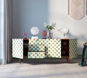 Фото Комод Berber удлиненный принт 24 арт BB11/Print_24-ET - интернет-магазин МегаТерем в Москве